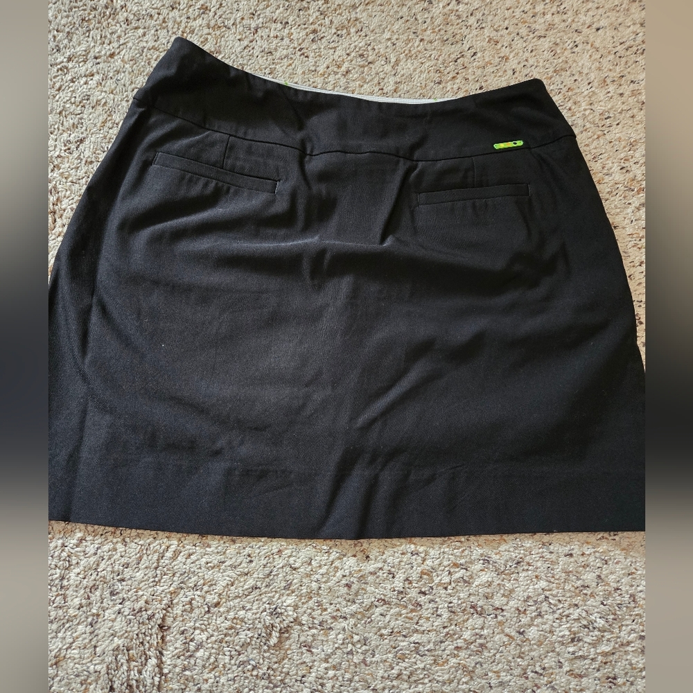 Swing Control Elegant Black Skirt